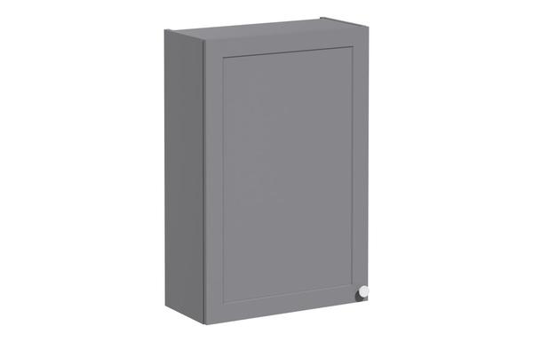 VitrA Root Classic 60cm 1 Door Upper/Wall Unit (LH Hinge) - Matt Grey